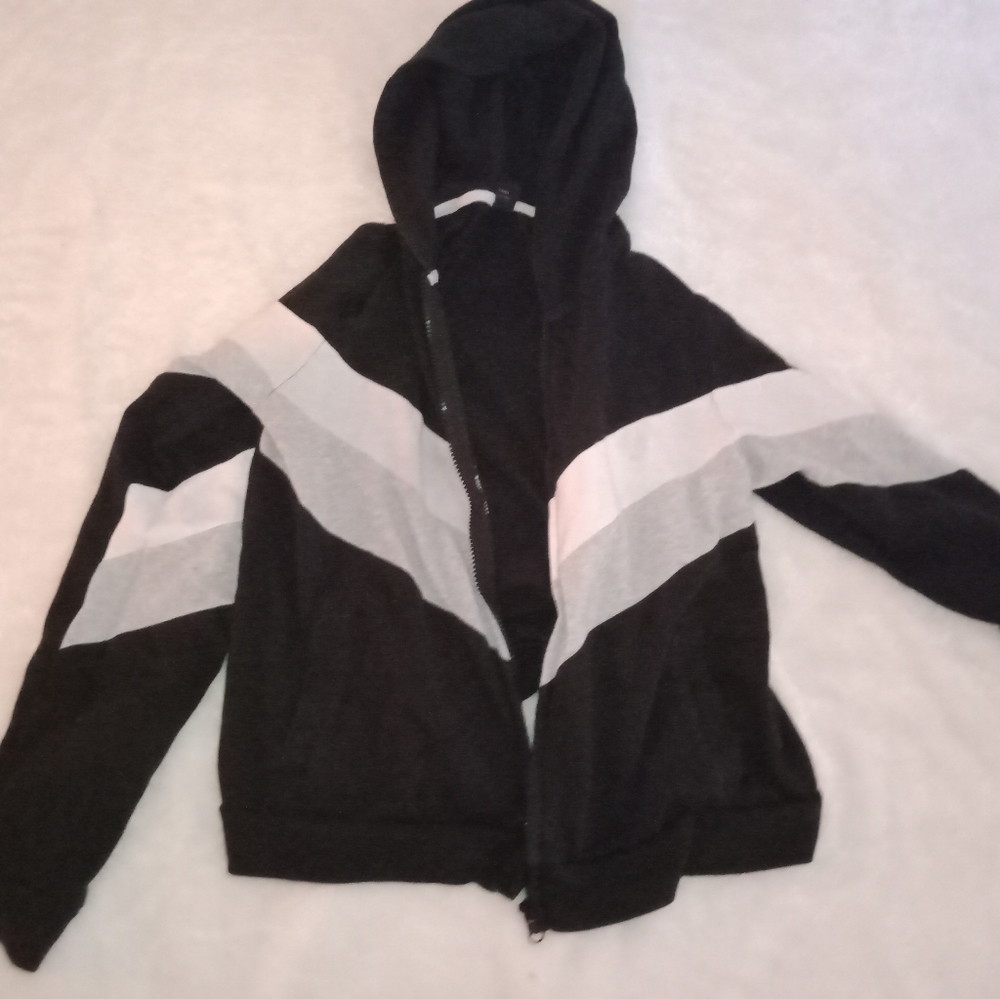 Black grey & white jacket